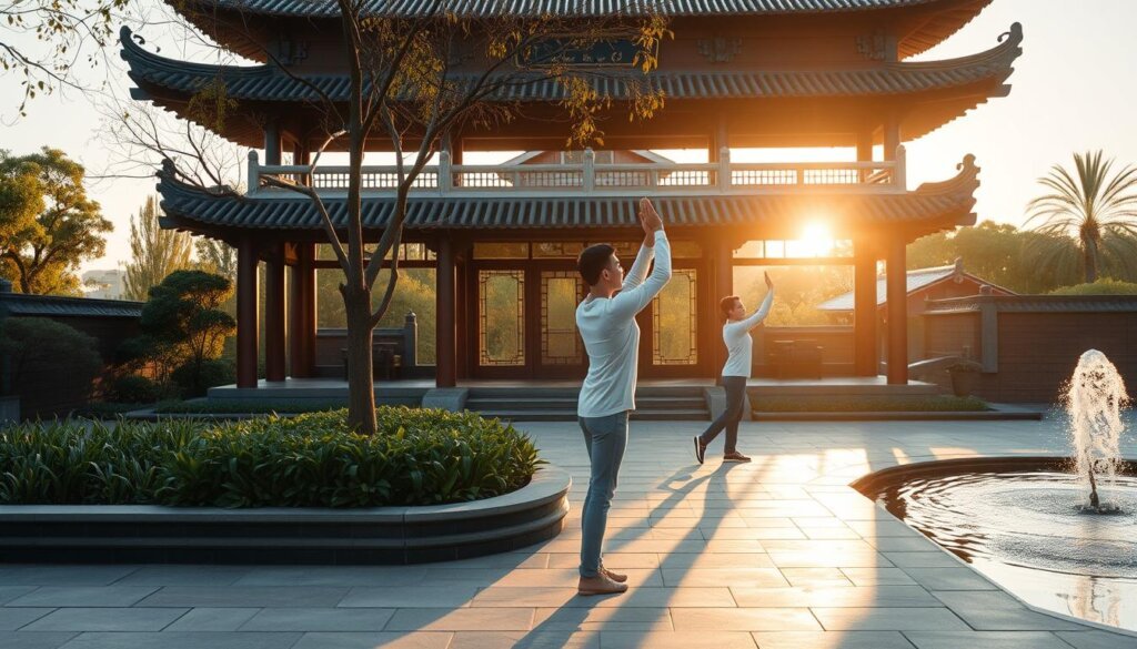key exercises in Chinese Scholar's Calisthenics